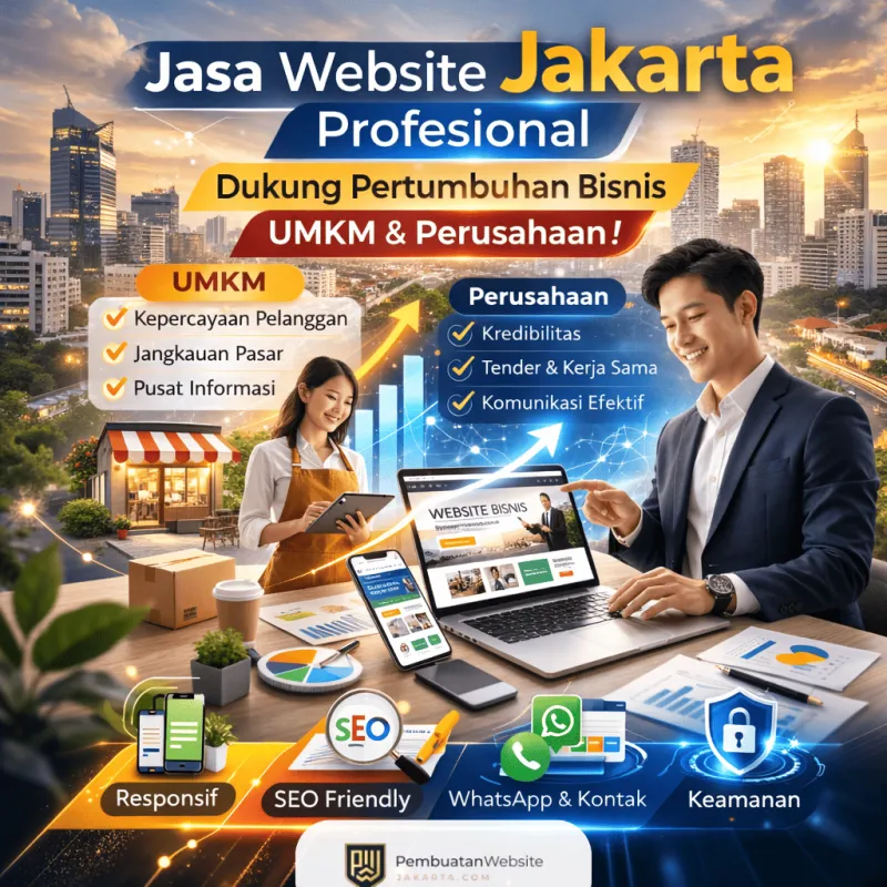 Jasa Website Jakarta Profesional untuk UMKM dan Perusahaan